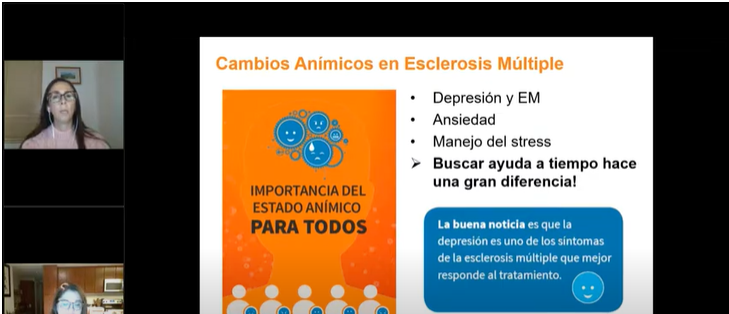 A screen Reading in Spanish “Cambios Animicos en Esclerosis Múltiple”